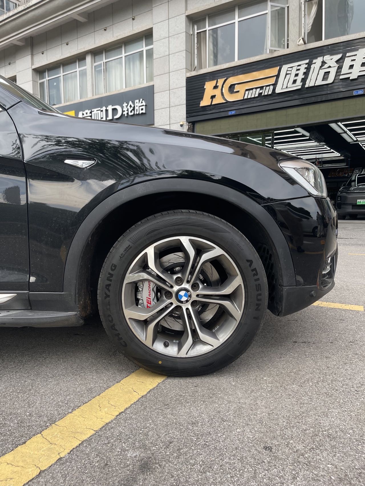 宝马X3 TEI刹车