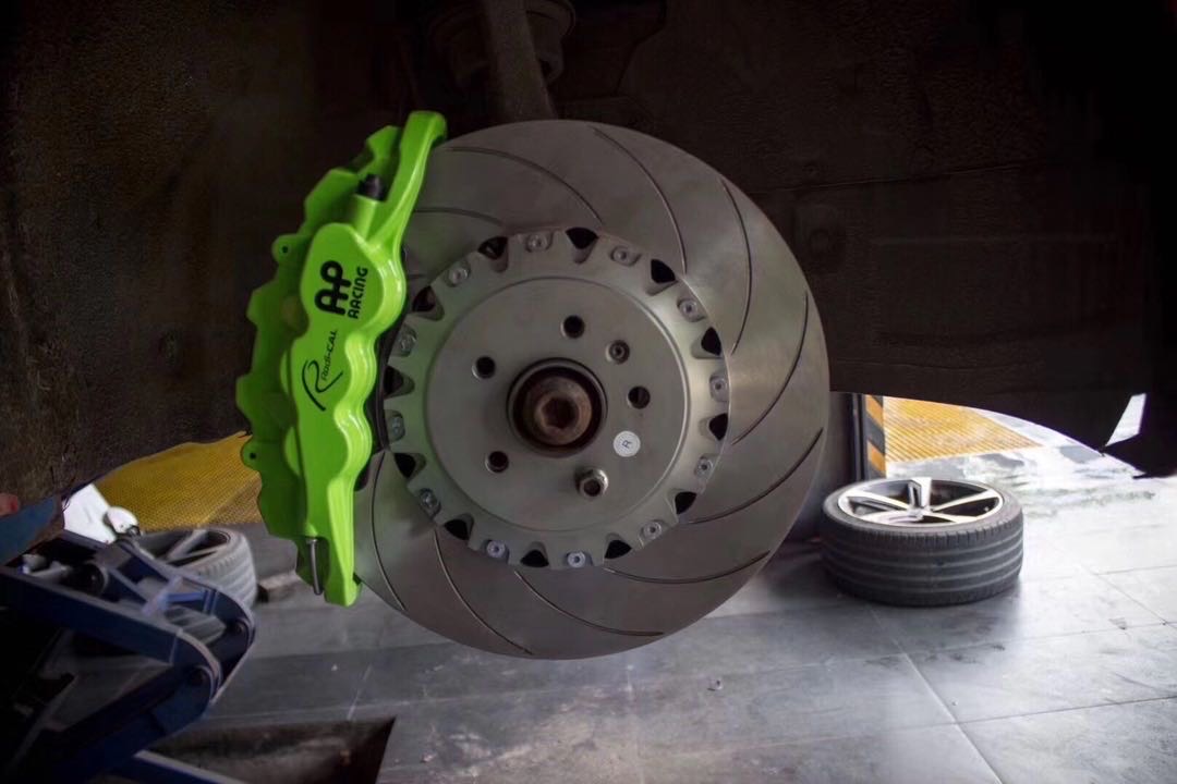 奥迪A7升级AP刹车 | 汇格车研施工案例