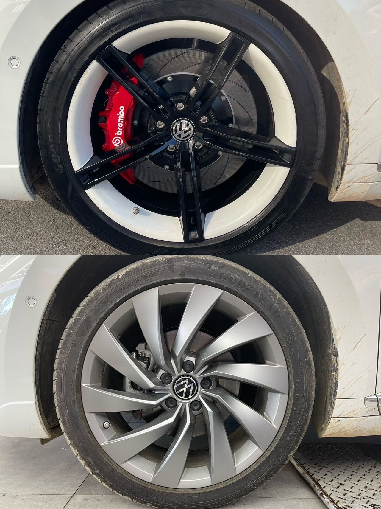 大众CC升级布雷博刹车