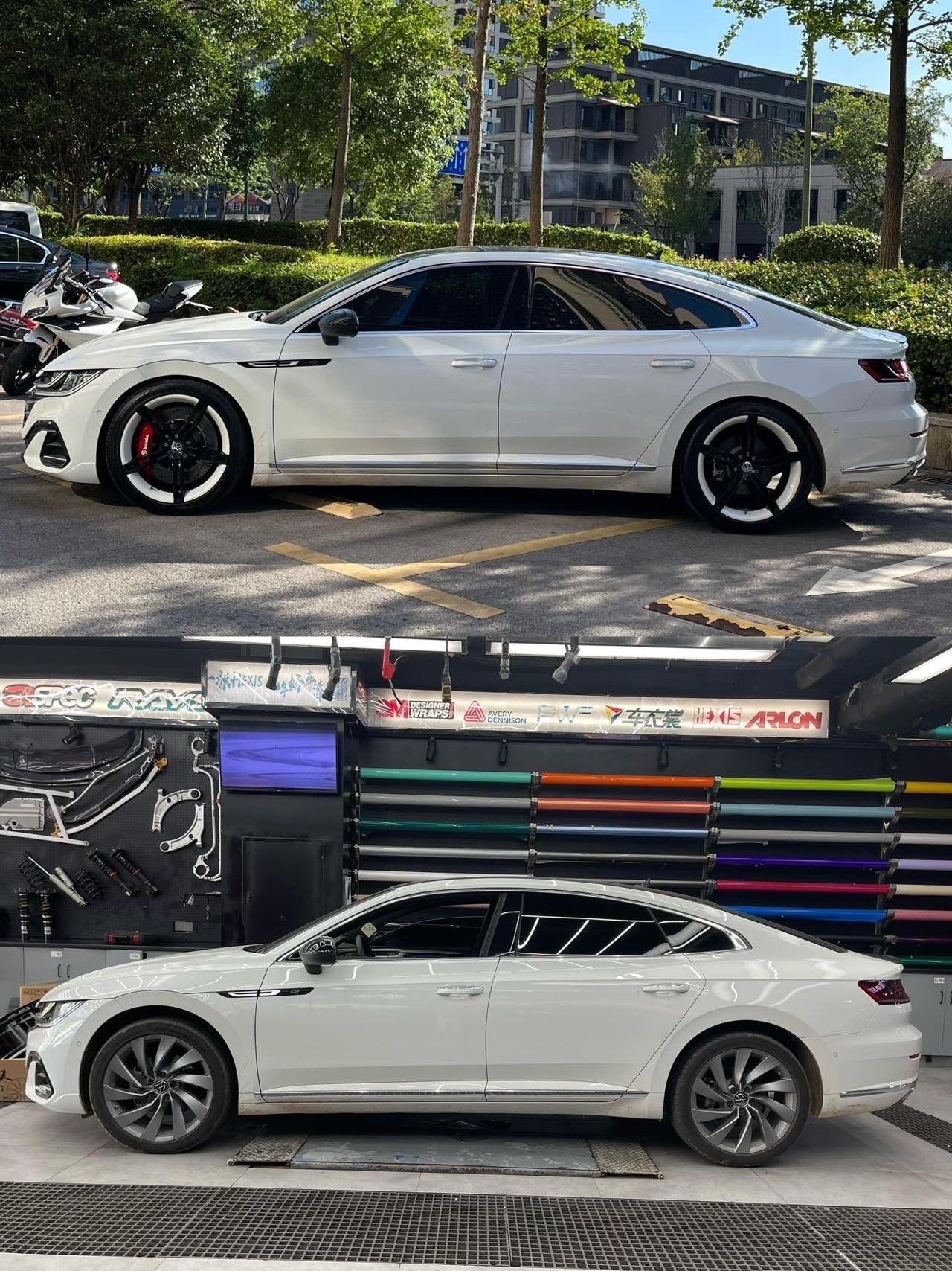 大众CC升级布雷博刹车