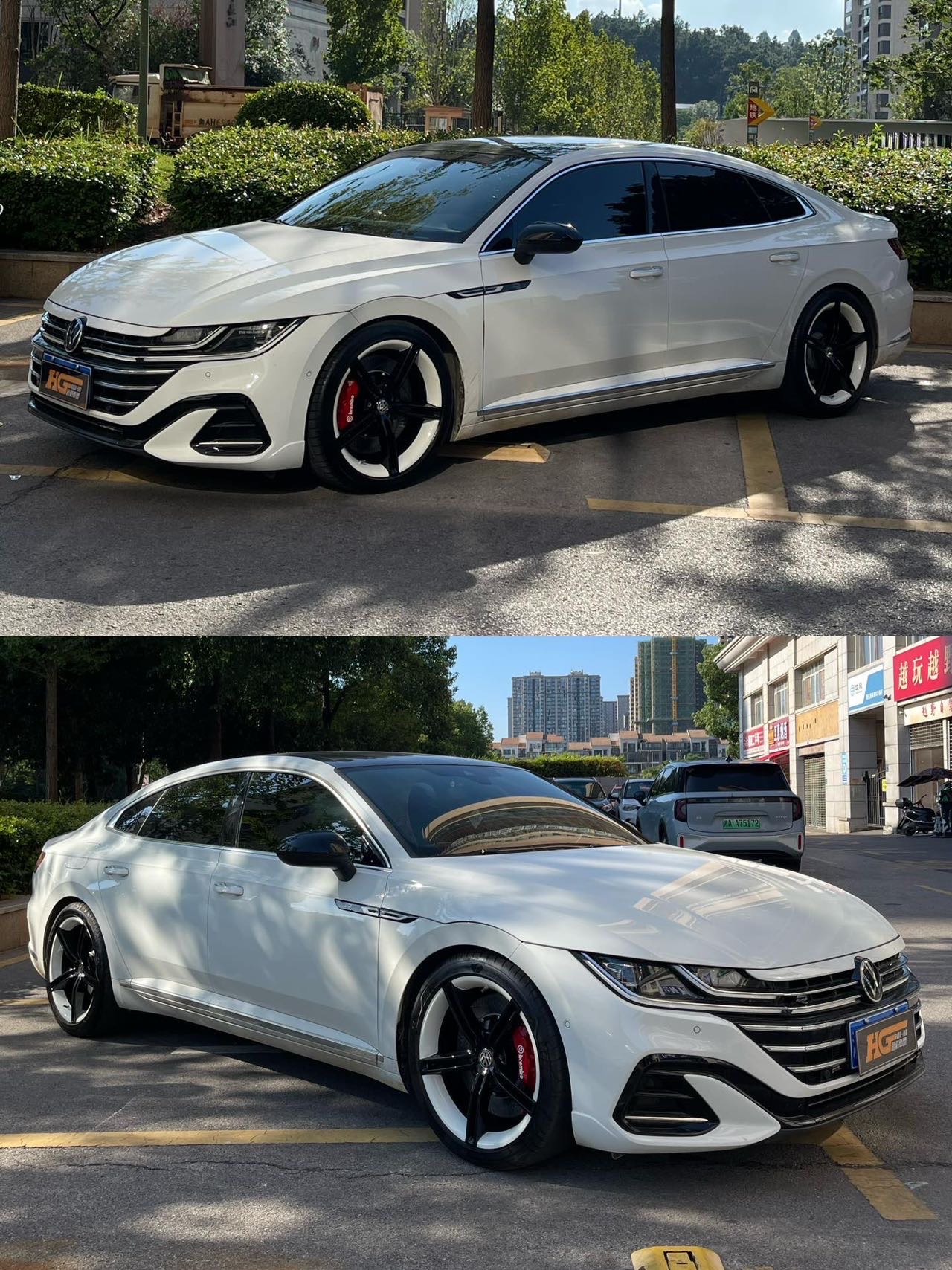 大众CC升级布雷博刹车