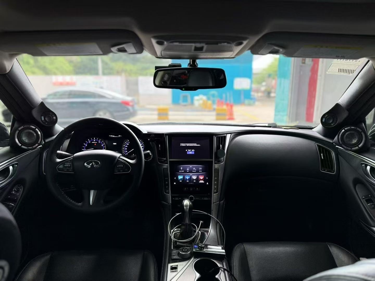 贵阳英菲尼迪Q50音响改装：前排劲浪乌托邦+捷力低音，符师傅操刀！